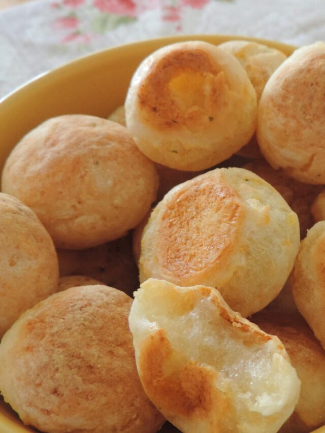 Receita de pão de queijo vegano