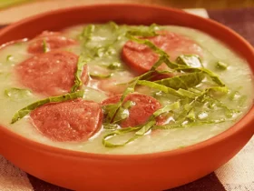 Caldo verde, fácil e delicioso