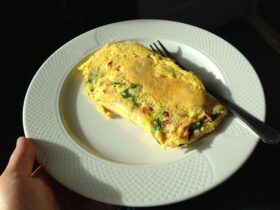 omelete de forno low carb
