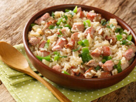 Arroz com linguiça