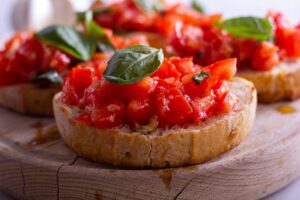 <strong>Bruschetta caprese fácil</strong>