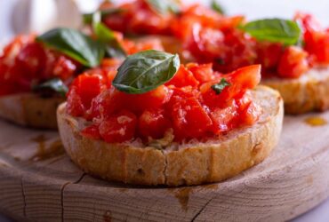 bruschetta caprese fácil