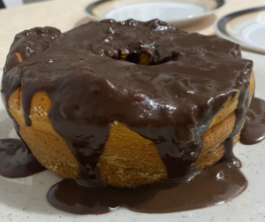 Bolo de cenoura na air fryer