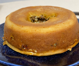 Torta de carne moída com requeijão na air fryer