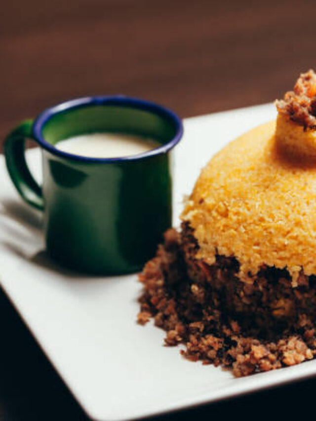 Cuscuz recheado com costela:  Combinação perfeita