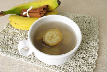 Chá de banana com canela, para te auxiliar em uma boa noite de sono