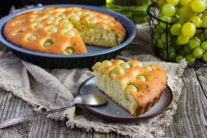 Bolo de uva verde, uma receita inovadora