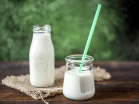 Iogurte vegano probiótico de coco verde, saudável e cremoso