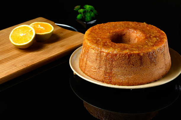 Se prepare para uma receita espetacular: Bolo de laranja com calda