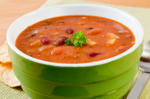 Sopa de Feijão com Legumes, um prato reconfortante