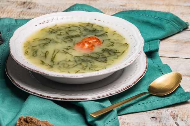 Caldo Verde de Chuchu Low Carb. Saudável e saboroso