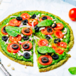 Pizza Proteica de Brócolis - Uma Delícia Fitness