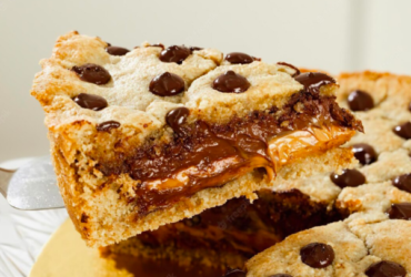 Torta Cookie de Nutella. Crocante e Irresistível