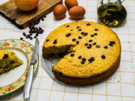 Bolo de Laranja com Gotas de Chocolate - Experimente e apaixone-se