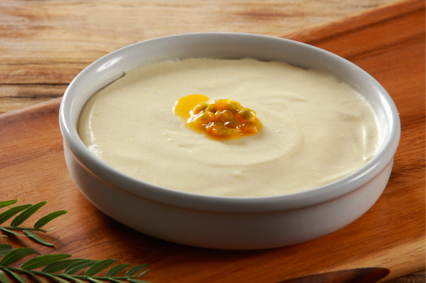 Mousse de Maracujá com Suco Concentrado e sem gelatina