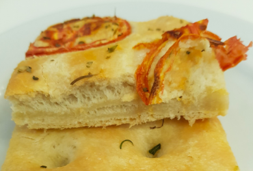 Focaccia saborosa e simples