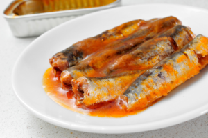 Sardinha escabeche, muito simples e saborosa