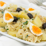 Salada de Bacalhau maravilhosa: Para reaproveitar as sobras da ceia de ano novo