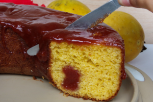 Bolo de Fubá com Goiabada: Receita de Vó