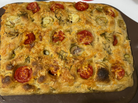 Focaccia de Fermentação Natural: Uma Delícia Macia e Cheia de Sabor