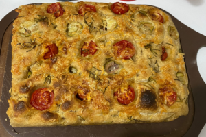 Focaccia de Fermentação Natural: Uma Delícia Macia e Cheia de Sabor