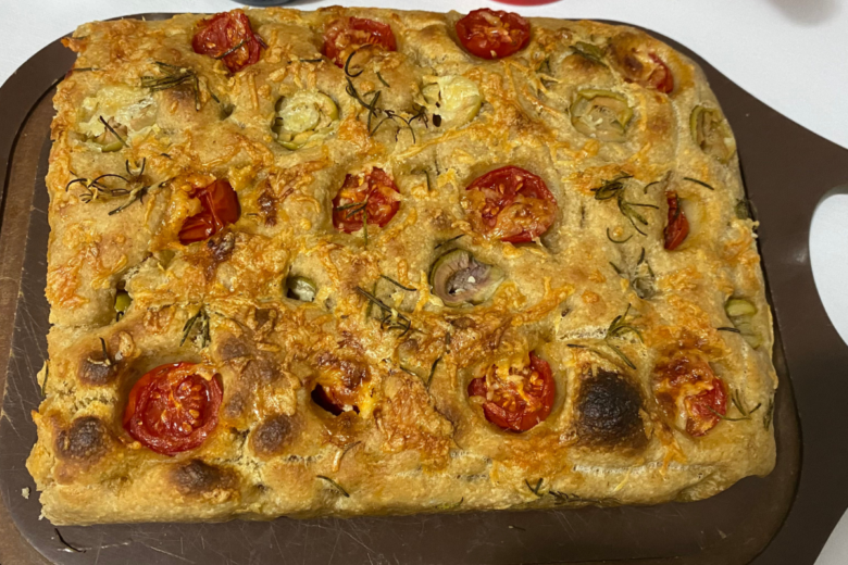 Focaccia de Fermentação Natural: Uma Delícia Macia e Cheia de Sabor