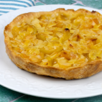 Tarte de amêndoa caramelizada: Crocante e deliciosa