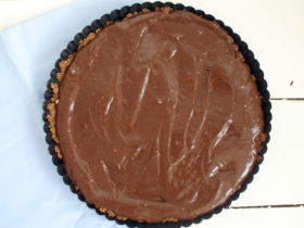 Tarte Cremosa de Chocolate com Leite Condensado