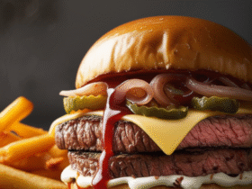 Lanche de Filé Mignon com Molho Barbecue Caseiro