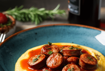 Polenta Cremosa com Ragu de Linguiça: Receita Italiana Reconfortante