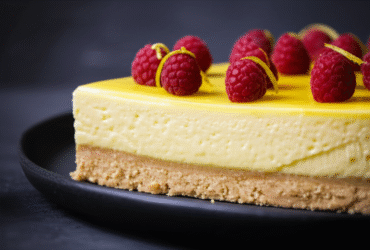 Torta Mousse de Limão Siciliano com Framboesa: Uma Delícia Refrescante