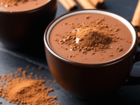 Chocolate Quente com Paçoca Cremoso e Saboroso