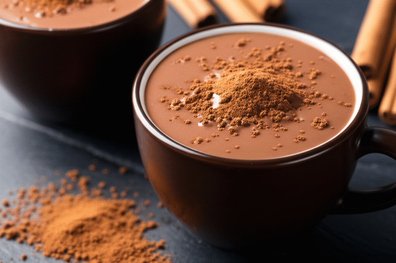 Chocolate Quente com Paçoca Cremoso e Saboroso