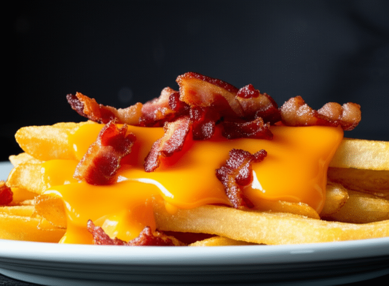 Batata Frita com Cheddar e Bacon: A Combinação Irresistível