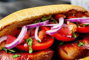 Pão com Linguiça e Vinagrete: Receita Caseira Deliciosa
