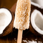 Geladinho Gourmet de Coco Queimado Cremoso
