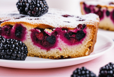 Delicioso Bolo de Amora Caseiro