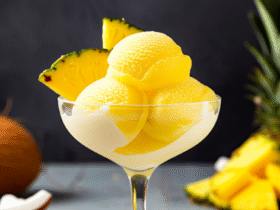 Gelado Tropical de Abacaxi Cremoso