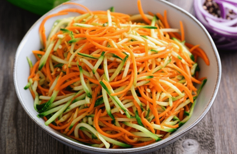 Salada de Chuchu com Cenoura Simples e Deliciosa