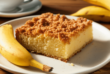 Cuca de Banana com Farofa Crocante: Receita Fácil e Deliciosa