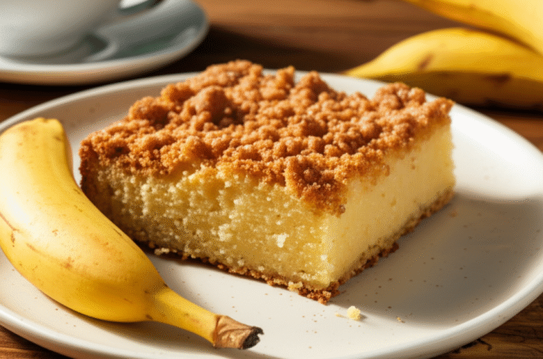 Cuca de Banana com Farofa Crocante: Receita Fácil e Deliciosa