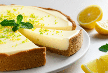 Torta de Limão Cremosa com Massa que Desmancha na Boca