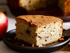 Bolo de Maçã com Canela