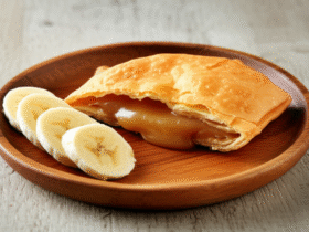 Pastel de Doce de Leite com Banana: Uma Delícia Crocante