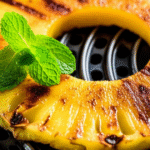 Abacaxi Grelhado com Canela e Hortelã na Airfryer: Uma Delícia Saudável