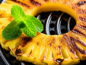 Abacaxi Grelhado com Canela e Hortelã na Airfryer: Uma Delícia Saudável