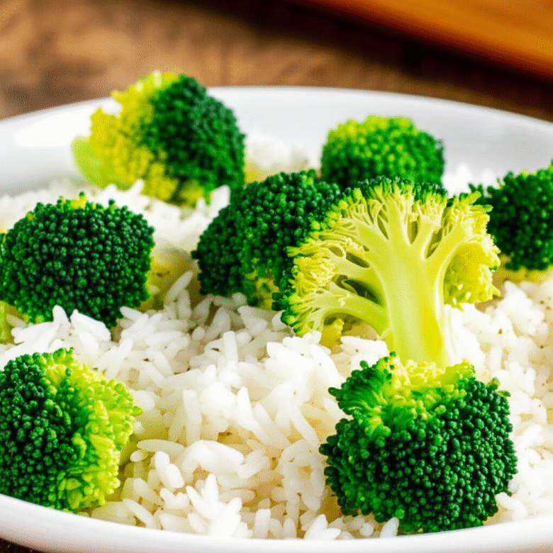 Arroz com Brócolis Simples e Nutritivo
