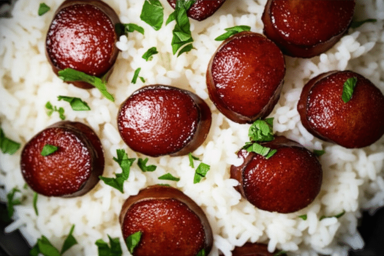 Arroz com Calabresa