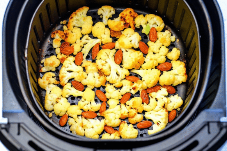 Arroz de Couve-Flor com Amêndoas Crocantes na Airfryer