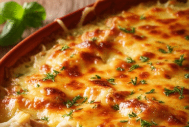 Arroz de Forno com Frango Cremoso
